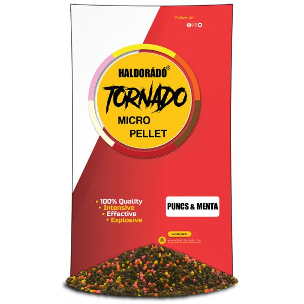 Haldorádó Tornado Micro Pellet - Punch-Menta 400gr
