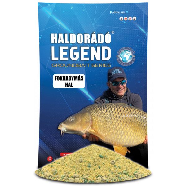 Haldorádó Legend Groundbait Garlic Fish 800gr Feedingstuff