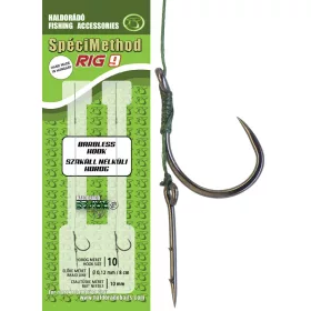   Haldorádó SpéciMethod Rig9 Braid 10 Eyed Barbless Braided pre-tied hook