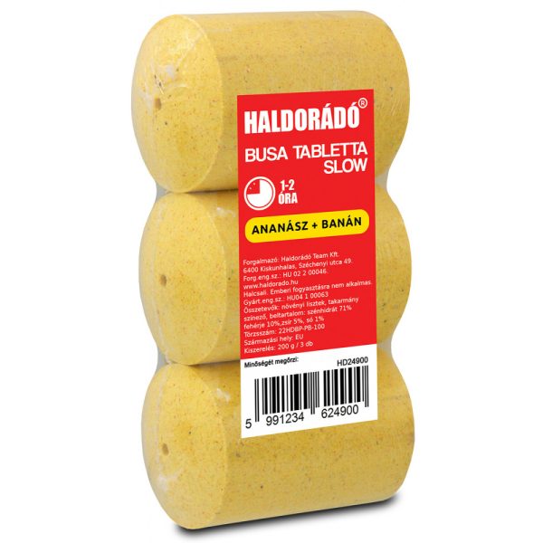 Haldorádó Busa tablets Slow Pineapple Banana 3dpcs/pack