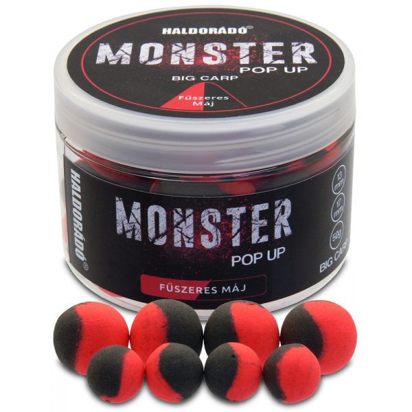 Haldorado Monster Pop Up Big Carp Spicy Liver 50gr 13-17mm