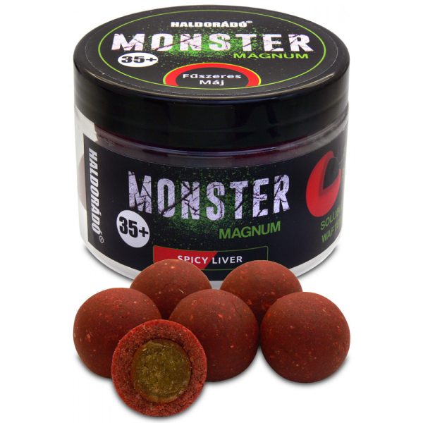 Haldorádó Monster Magnum Spicy Liver 200gr 35mm Sinking hookbait