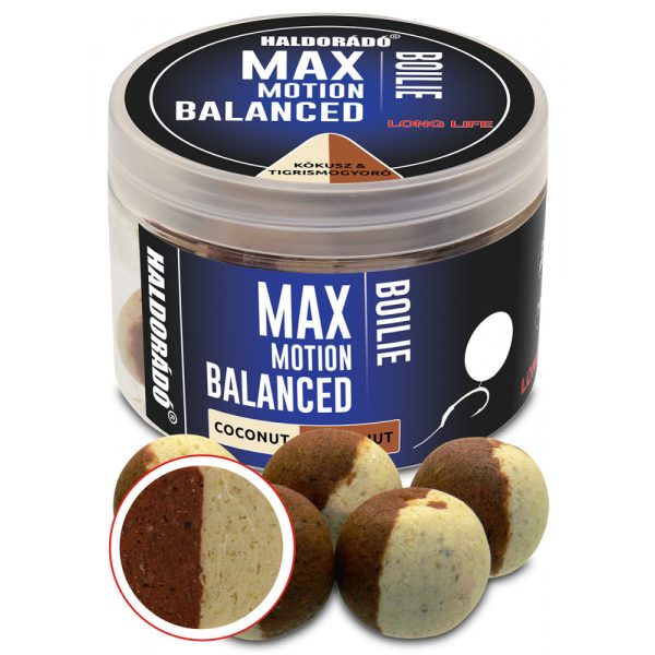 Haldorádó Max Motion Boilie Balanced Coconut-Tiger Nut 70gr 20mm Boilie