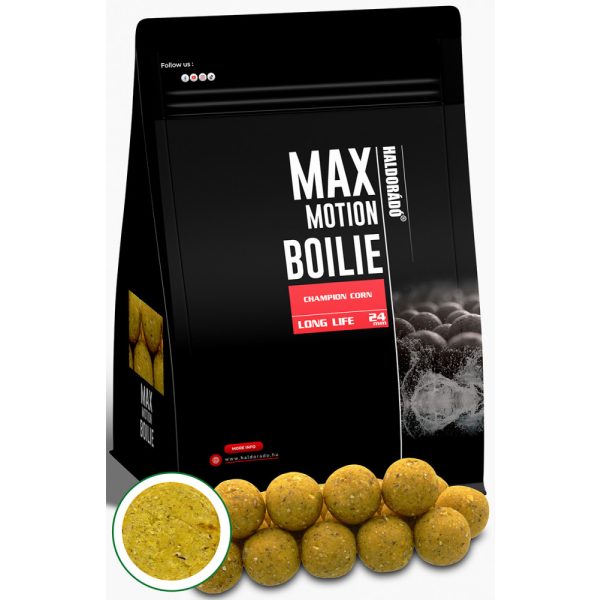 Haldorádó Max Motion Boilie Long Life Champion Corn 800gr 24mm Boilie