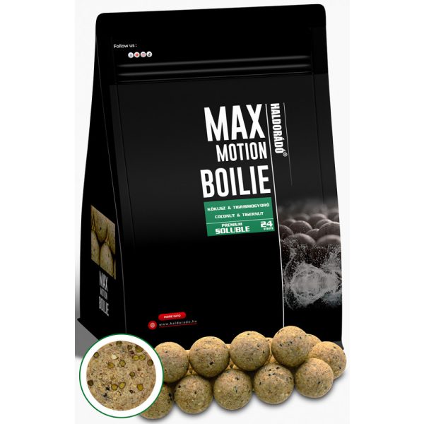 Haldorádó Max Motion Boilie Premium Soluble Coconut-Tiger Nut 800gr 24mm Boilie