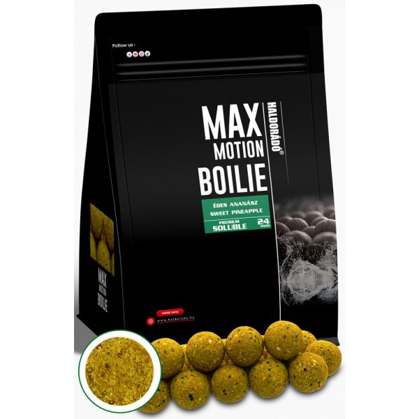 Haldorádó Max Motion Boilie Premium Soluble Sweet Pineapple 800gr 24mm Bojli