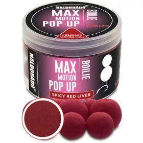   Haldorádó Max Motion Boilie Pop Up Spicy Red Liver 50gr 16-20mm Boilie