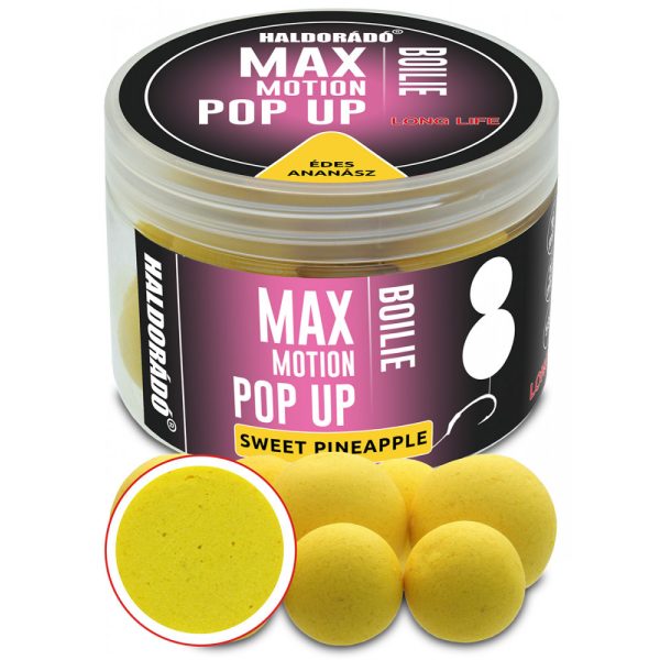 Haldorádó Max Motion Boilie Pop Up Sweet Pineapple 50gr 16-20mm Bojli