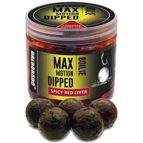   Haldorádó Max Motion Boilie Dipped Spicy Red Liver 100gr 20mm Boilie