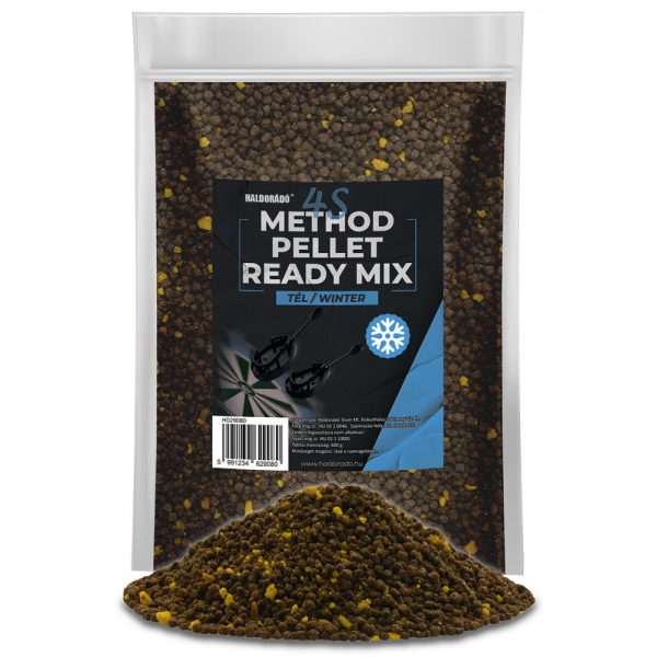 Haldorádó 4S Method Pellet Ready Mix Winter Feeding pellets 600gr