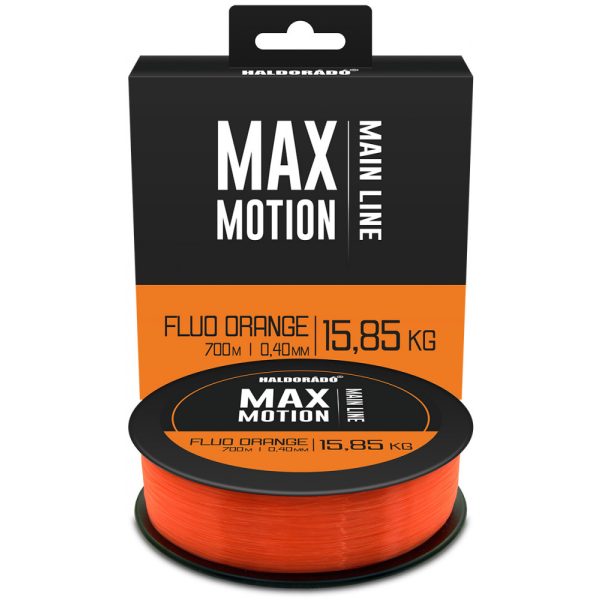 Haldorádó Max Motion 0,40mm 700m Monofilament main line - Fluo Orange