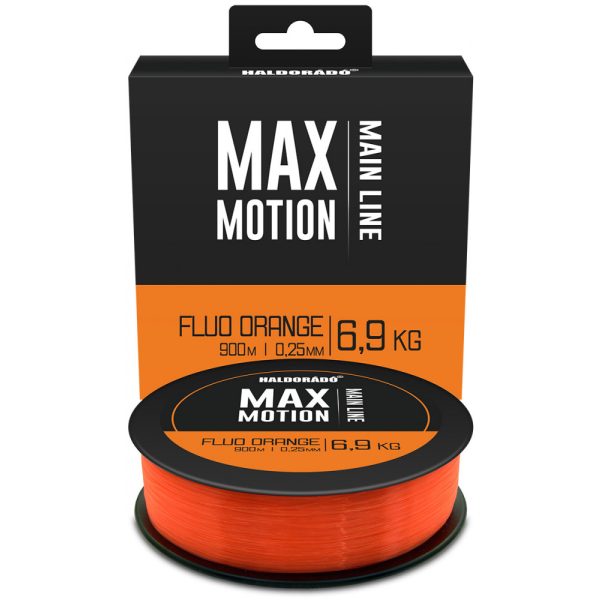 Haldorádó Max Motion 0,25mm 900m Monofilament main line - Fluo Orange