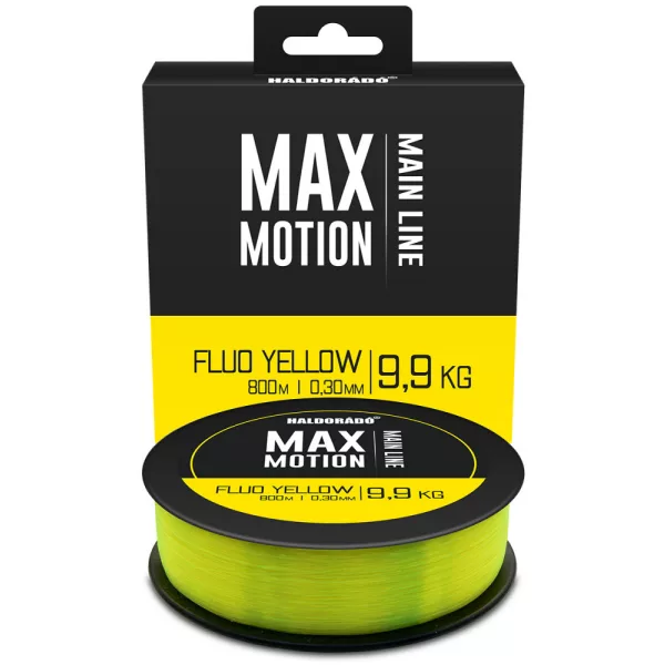 Haldorádó Max Motion 0.30mm 800m Monofil main line - Fluo Yellow