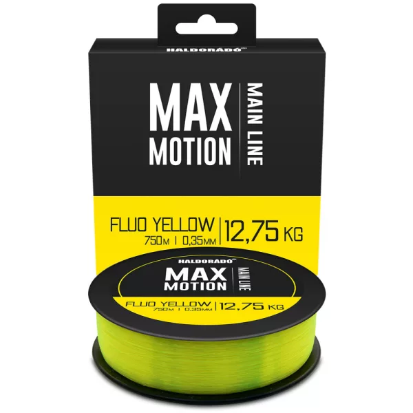 Haldorádó Max Motion 0.35mm 750m Monofil main line - Fluo Yellow