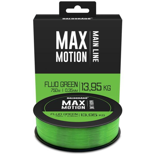 Haldorádó Max Motion 0.35mm 750m Monofil main line - Fluo Green