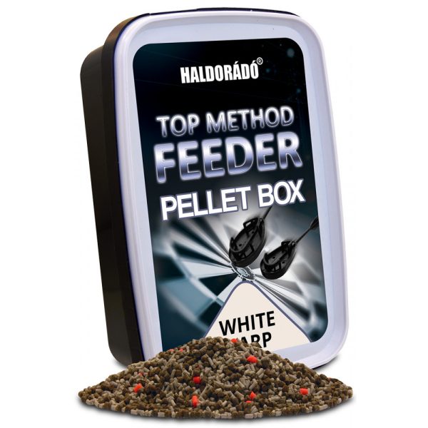 Haldorado Top Method Feeder Pellet Box White Carp 400gr 1-2mm