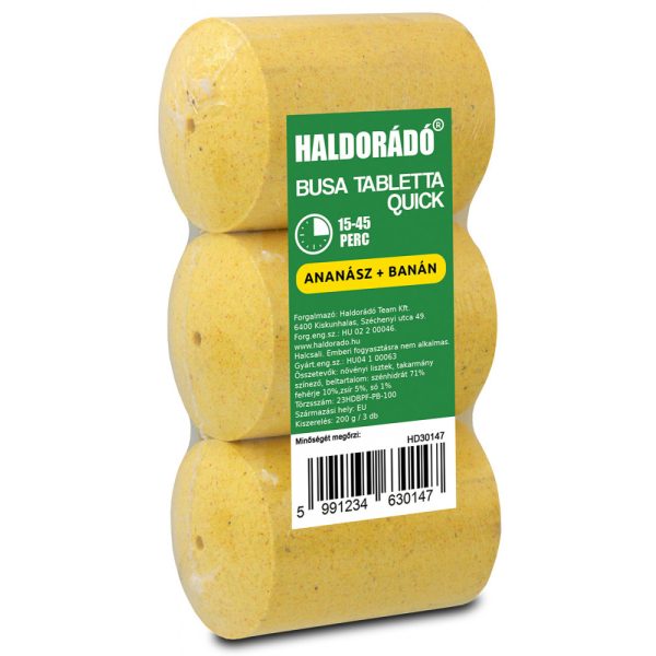 Haldorádó Busa tablets Quick Pineapple Banana 3dpcs/pack