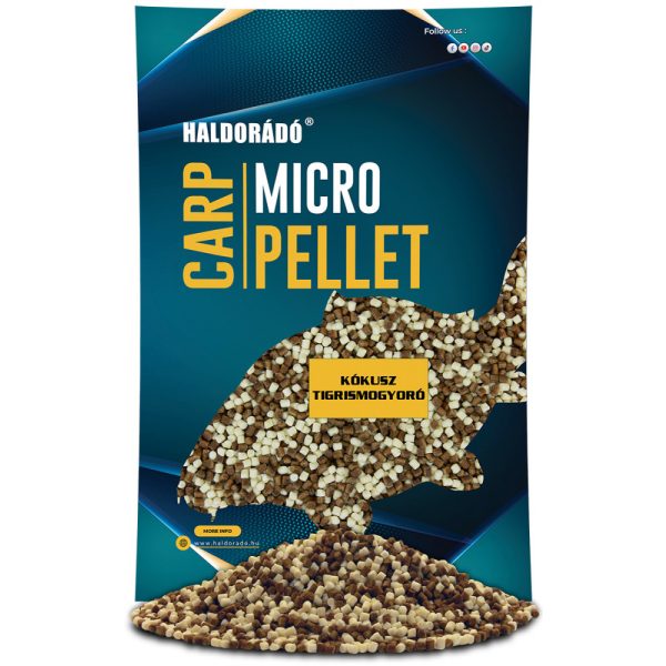 Haldorádó Carp Micro Pellet Coconut-Tiger Nut 600gr 3mm Feeding pellet