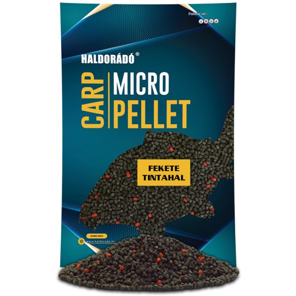 Haldorádó Carp Micro Pellet Black Squid 600gr 3mm Feeding pellet