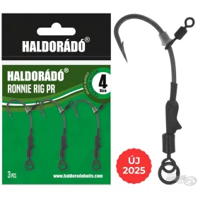 Haldorádó Ronnie Rig PR-4 Pre-Tied Boilie Hook 3pcs