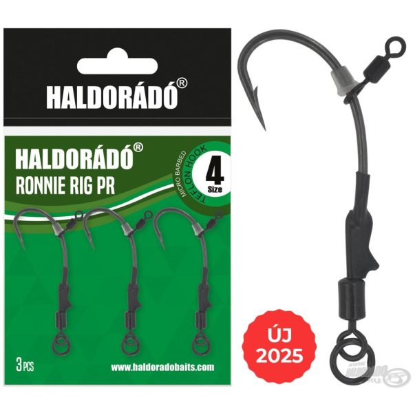 Haldorádó Ronnie Rig PR-4 Pre-tied Bojlis Hook 3db