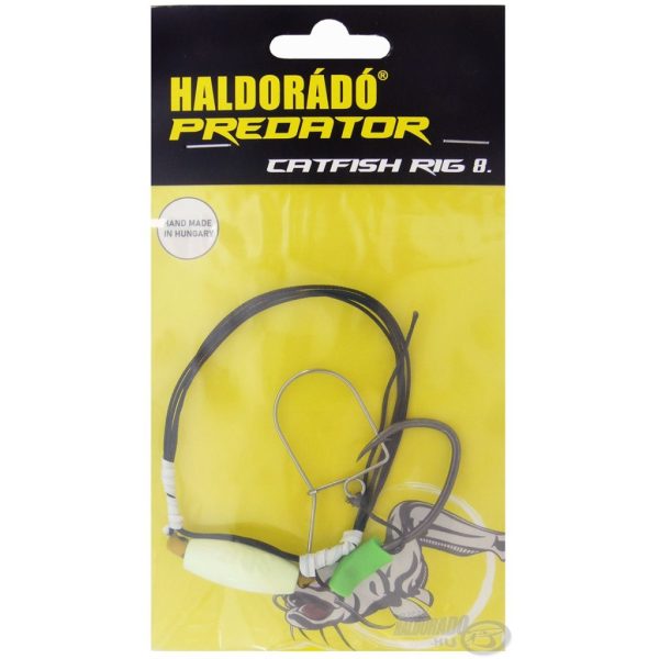Haldorádó Catfish Rig 8 Bait Ring Live Bait Catfish Leader 100cm
