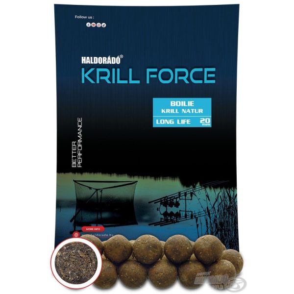 Haldorado Krill Force Boilie Long Life 20mm Krill Natural Feeding Boilie 700gr