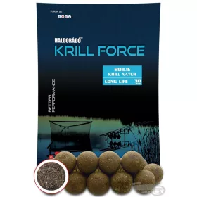   Haldorádó Krill Force Boilie Long Life 30mm Krill Natur Feeding Boilie 700gr