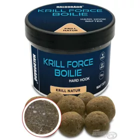  Haldorádó Krill Force Boilie Hard Hook Wafter 16, 20 mm Krill Natur Hook Bait Boilie 70gr