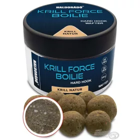   Haldorádó Krill Force Boilie Hard Hook Wafter 24, 30 mm Krill Natur Hook Bait Boilie 100gr