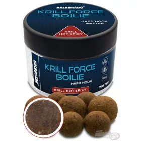   Haldorádó Krill Force Boilie Hard Hook Wafter 24, 30 mm Krill Hot Spicy Hook Bait Boilie 100gr