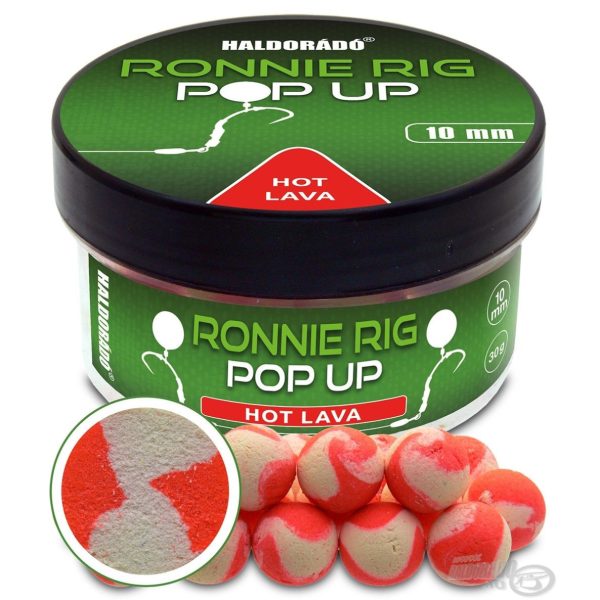 Haldorádó Ronnie Rig Pop Up Hot Lava 10 mm Bait Bait 30gr