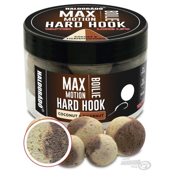 Fish Radar Max Motion Boilie Hard Hook Wafter 24, 30mm Coconut-Tiger Nut Bait 150gr