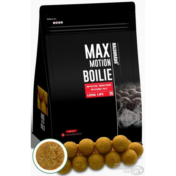 Haldorado Max Motion Boilie Long Life 16mm Spanish Peanut Boilie 800gr