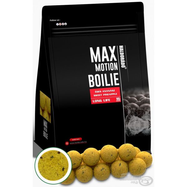 Haldorádó Max Motion Boilie Long Life 16mm Sweet Pineapple Boilie 800gr