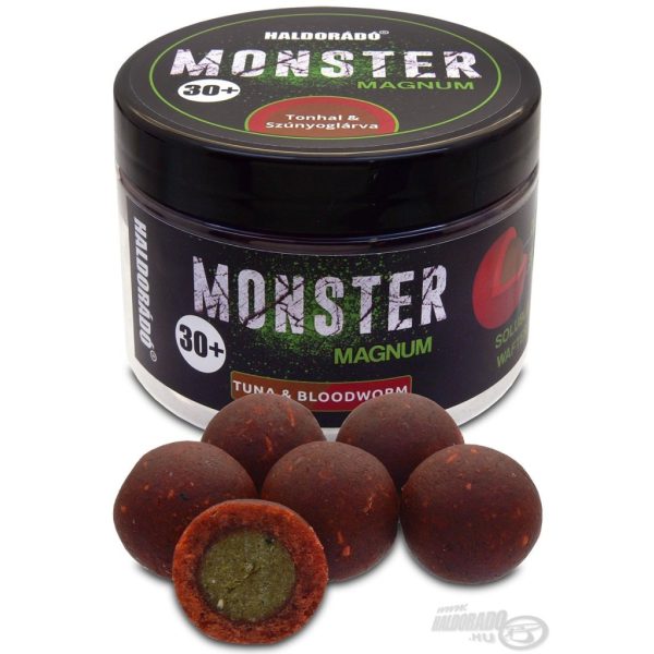 Haldorádó Monster Magnum 30+mm Tuna & Mosquito Larva Sinking Hookbait 70gr