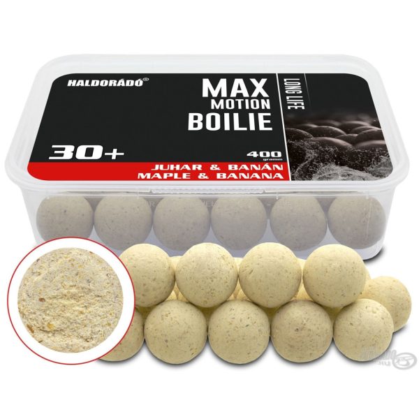 Haldorádó Max Motion Boilie Long Life 30+mm Maple & Banana Boilie 400gr