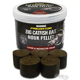   Haldorádó Catfish Bait Hook Pellet 28mm Liver-Monster Crab Drilled Hook Pellet 300gr
