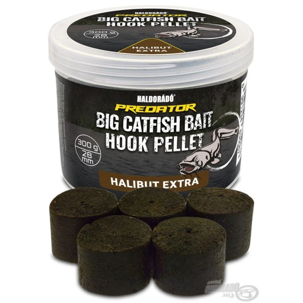 Haldorádó Catfish Bait Hook Pellet 28mm Halibut Extra Drilled Hook Pellet 300gr