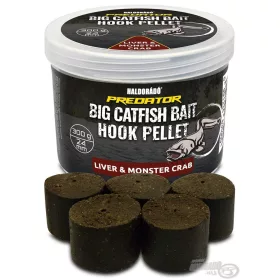   Haldorádó Catfish Bait Hook Pellet 24mm Liver-Monster Crab Drilled Hook Pellet 300gr