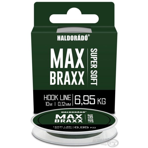 Haldorádó Max Braxx Super Soft Hook Line 0,12mm 10m Braided leader