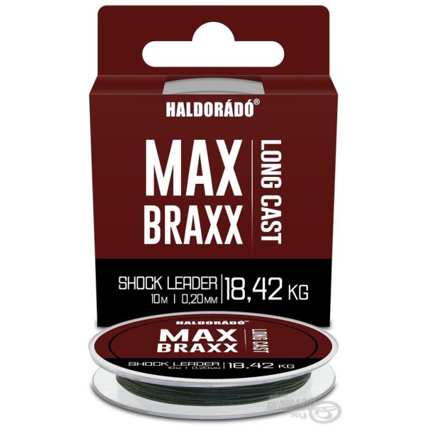 Haldorádó Max Braxx Long Cast Shock Leader 0.20mm 10m Braided Leader Line