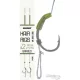 Haldorádó Soft Pop Up Hair Rigs 2 Looped, Barbed Pre-tied Boilie Hook 2pcs