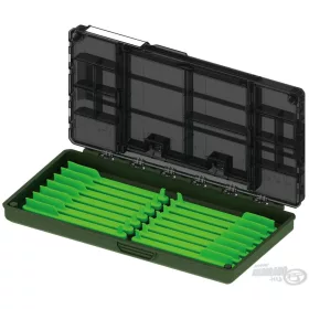   Haldorádó Feeder Box Feeder Small Tackle and Hooklink Holder Box with Magnetic Ladders 24,8x13x3,8cm