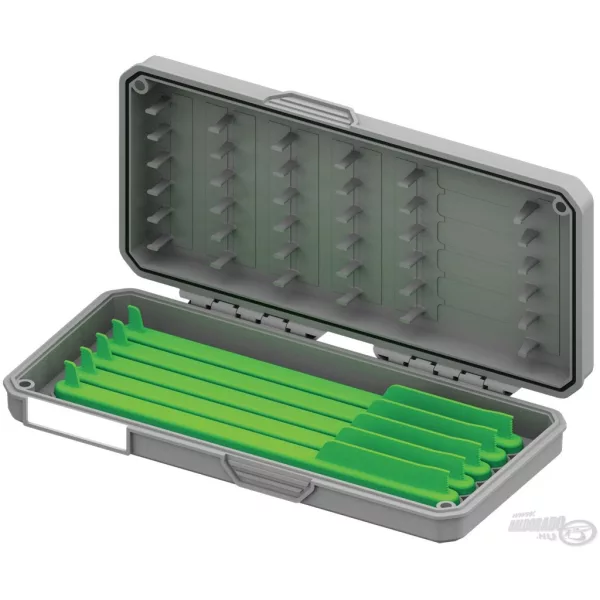 Haldorádó MF Rig Board Box Ladders Method Feeder Rig Storage Box with Magnetic Ladders 18,6x9,1x2,8cm