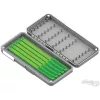 Haldorádó MF Rig Board Box Ladders Method Feeder Rig Storage Box with Magnetic Ladders 18,6x9,1x2,8cm