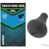 Haldorádó Tungsten Swivel Beads Small Tungsten Terminal Tackle Stopper Rubber Adapter 5pcs