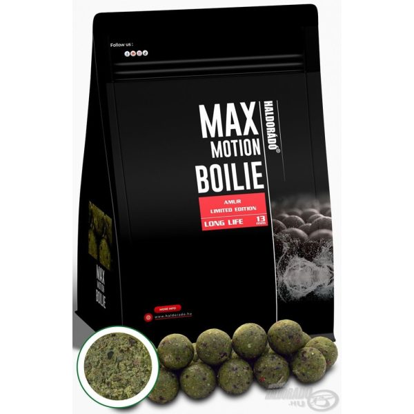 Haldorádó Max Motion Boilie Long Life 13mm Limited Edition Amur Feeding Boilie 800gr