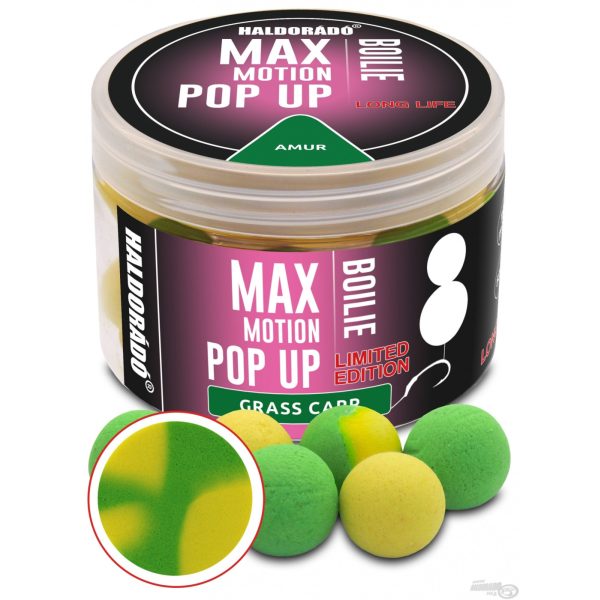 Haldorádó Max Motion Boilie Pop Up 16mm Limited Edition Amur Bait Boilie 50gr