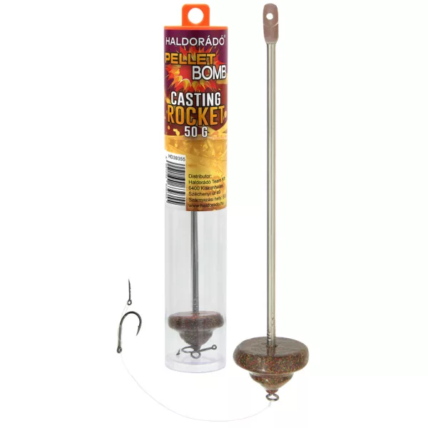 Haldorádó Pellet Bomb Casting Rocket 50gr Komplett Fix Végszerelék